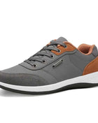 YRZL Men Shoes Spring Autumn Waterproof Walking Sneakers Leisure Male Leather Sports Shoes Non-Slip Footwear Tennis for Men