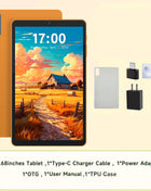ANRY Tablet Android 16 da 8,68 Pollici con Chiamate 4G, Processore Octa Core T616, 16GB RAM, 64GB ROM, Batteria 5000mAh, WiFi, GPS, Tablet PC 2026 con Slot SD e SIM