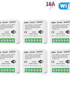 16A Tuya WiFi Smart Switch 2-way Control with Energy Monitor Switch Mini Smart Breaker Smart Life Control  Alexa Via Google Home