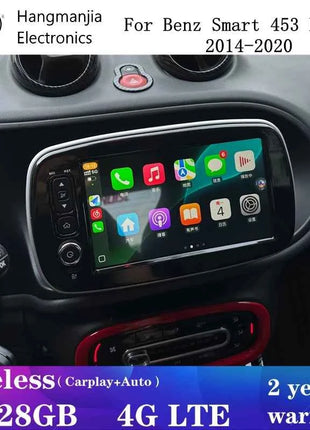 Wireless CarPlay Android Auto Car Radio For Mercedes Benz Smart 453 Fortwo 2014-2020 GPS Multimedia Systems Stereo autoradio