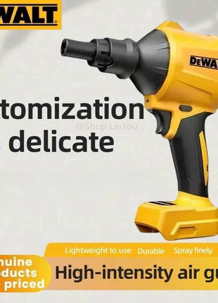 Soffiatore d'aria senza fili Dewalt Brushless con ugello, pistola multifunzione per la rimozione della polvere e gonfiatore (senza batteria)
