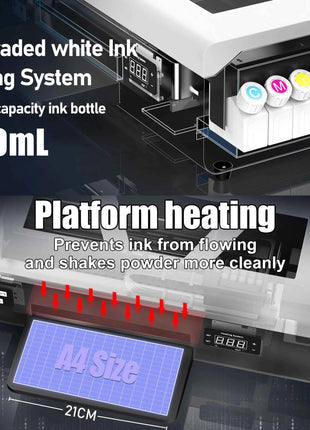 A4 DTF Printer For Epson L805 Head Direct to Film Transfer Printer Impresora A4 dtf For Fabric Hoodies t shirt Printing Machine