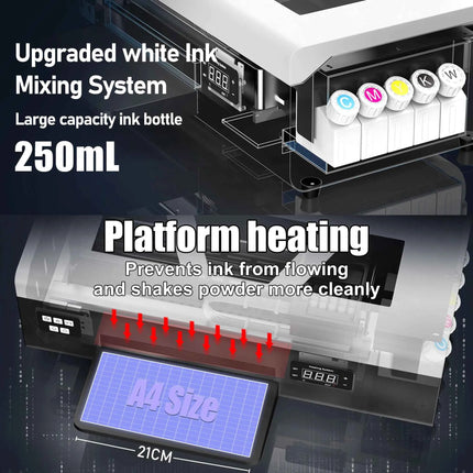 A4 DTF Printer For Epson L805 Head Direct to Film Transfer Printer Impresora A4 dtf For Fabric Hoodies t shirt Printing Machine