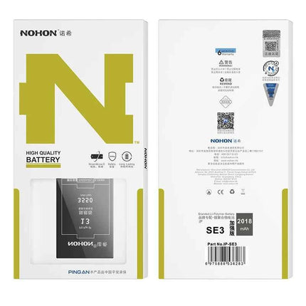 NOHON  High Capacity Phone Battery for iPhone 13 13Pro 12 Pro 11 X XR XS 12Mini 13PM 15Pro MAX 14 SE SE2 SE3 Replacement Bateria