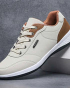 New Men Shoes Spring Autumn Waterproof Walking Sneakers Leisure Male Leather Sports Shoes Non-Slip Footwear Tennis for Men