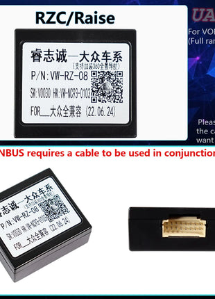 2 Din Auto Per VOLKSWAGEN decoder canbus box Golf Tour 7 6 Touareg PASSAT Tiguan Lamando POLO SCIROCCO Lavida Touran Saqitar BORA