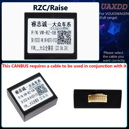 2 Din Auto Per VOLKSWAGEN decoder canbus box Golf Tour 7 6 Touareg PASSAT Tiguan Lamando POLO SCIROCCO Lavida Touran Saqitar BORA