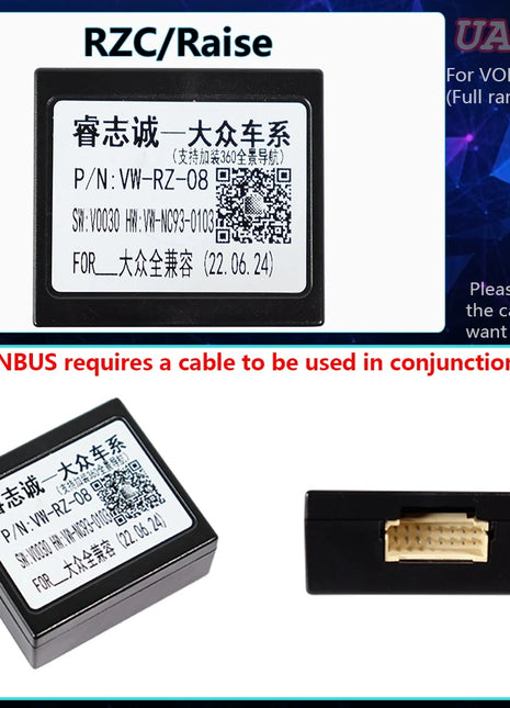 2 Din Auto Per VOLKSWAGEN decoder canbus box Golf Tour 7 6 Touareg PASSAT Tiguan Lamando POLO SCIROCCO Lavida Touran Saqitar BORA