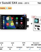 Srnubi Car Radio For Suzuki SX4 Cross 2006-2013 For Fiat Sedici Carplay Android Auto Radio Multimedia Player 4G Wifi GPS 2 Din