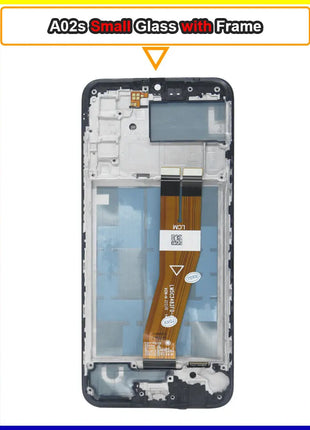 Display LCD da 6,5" A02s per Samsung Galaxy A02s A025F, Schermo Touch con Digitalizzatore per Samsung A02s A025M A025F/DS, LCD con Cornice