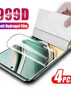 4PCS Full Cover Hydrogel Film For OPPO Realme V60 V60S N65 C65 C65s C75 Screen Protector For 60x 70X 70 Turbo C67 Neo7 Not Glass