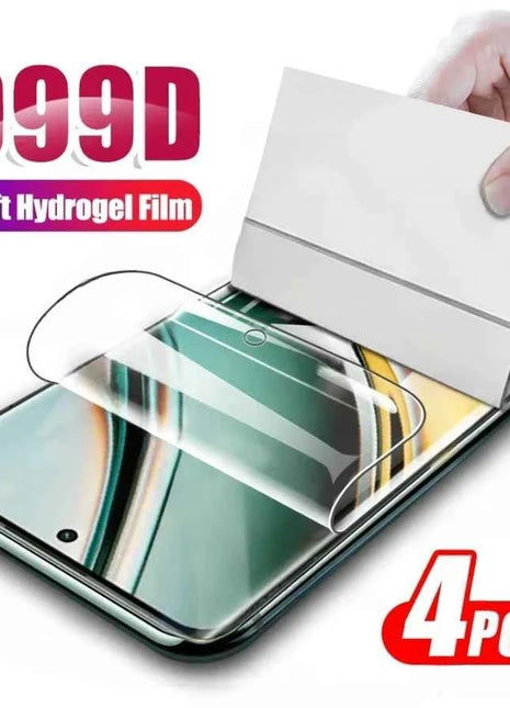 4PCS Full Cover Hydrogel Film For OPPO Realme V60 V60S N65 C65 C65s C75 Screen Protector For 60x 70X 70 Turbo C67 Neo7 Not Glass