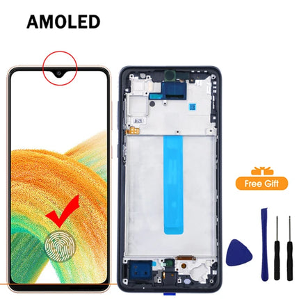 Display AMOLED per Samsung Galaxy A33 5G Display LCD Touch Screen Digitizer Assembly per Samsung A336 Display di ricambio