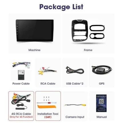 Srnubi 2 Din Android Carplay Car Radio for Renault Clio 4 2012 - 2019 Multimedia Player 2Din GPS Stereo 4G WIFI DVD Head Unit