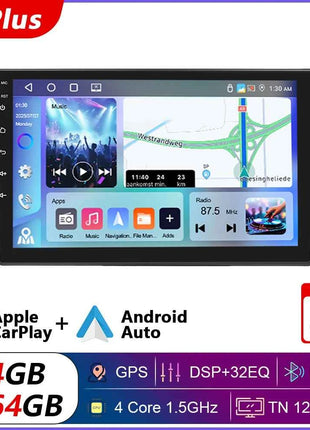 Podofo 10" CarPlay Android Radio For FIAT 500L 2012-2017 Car Multimedia Player GPS Stereo 4G Autoradio IPS Intelligent System
