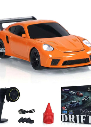 SALE 4WD RTR 1/43 RC Speed Car Four-wheel Drive Radio Control 2.4g Mini Racing Drifting Car Toys High Speed Model Gift for Boys