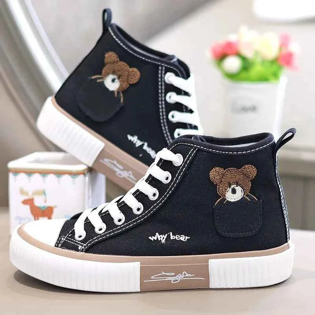 Simpatiche scarpe di tela da donna sneakers traspiranti scarpe sportive di marca per donna scarpe casual vulcanizzate appartamenti alti Zapatos Mujer