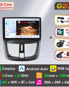 Android Wireless Carplay Car Radio for Peugeot 207 CC 207CC 2006-2015 Multimedia Player 2Din Navigation Stereo Head Unit Auto