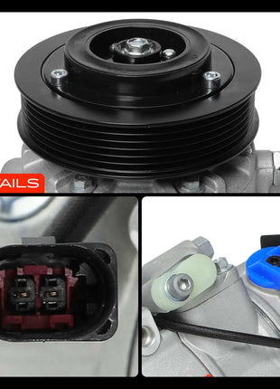 Frankberg 1x AC Compressor for VW Polo Fabia I Audi A2 Seat Skoda 1.0L-1.9L 6Q0820803G 6Q0820803HX 6Q0820803J