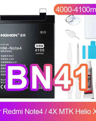 NOHON Battery for Xiaomi Redmi Note 13 12 11 10 Pro 9 8 7 6 5 4 11S 10S 9S Batteries BN5P BN53 BN46 BN45 BN5D BP47 BP4K BM5T