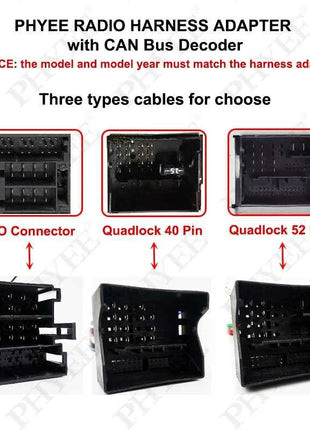 Adattatore per cablaggio radio, decodificatore CAN Bus, cavo Android per auto a 16 pin, per VW Golf, Jetta, Polo, Passat, T-Roc, Octavia, Leon