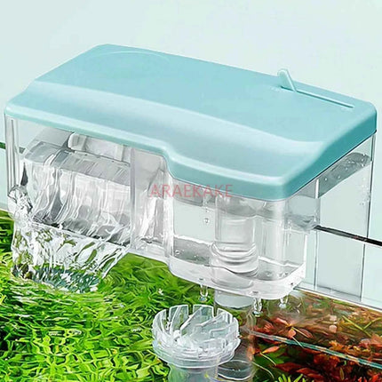 Small fish tank filter circulating water pump external waterfall water purification wall hanging drip box filtration oxygen prod