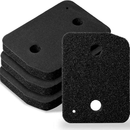 Confezione da 4 filtri di ricambio in schiuma per asciugatrice Miele 9164761, filtro base in spugna fine e grossolana per asciugatrici con pompa di calore a condensatore 207x157x30mm