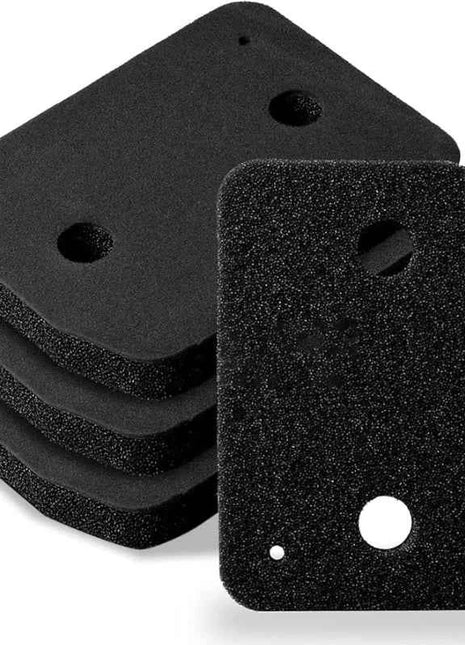 Confezione da 4 filtri di ricambio in schiuma per asciugatrice Miele 9164761, filtro base in spugna fine e grossolana per asciugatrici con pompa di calore a condensatore 207x157x30mm