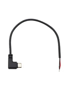 1 pc 2 Pin 4 Pin Type-C Micro USB USB 2.0 A Male Plug Elbow Head Power Cable Solder Connector DIY Repair Line 0.25m 0.3m 1m