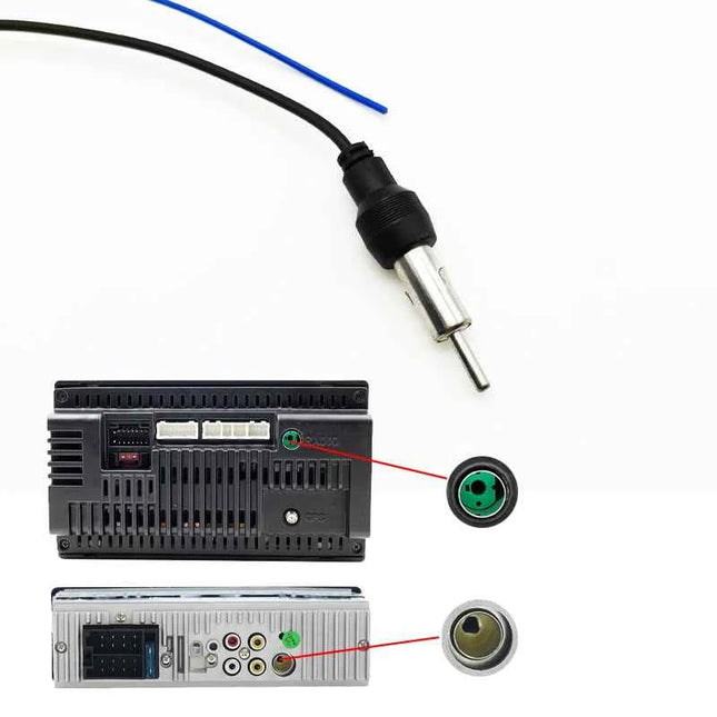 Auto Radio AM FM Antenna Convertitore Cavo Adattatore Spina DIN Connettore Femmina per Toyota Corolla Camry AVR4 Yaris Land Cruiser Hilux