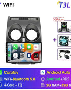 Srnubi Android Qualcomm 8 Core Carplay Auto Stereo For Nissan Qashqai J10 2006 - 2013 Carplay 4G GPS Wifi Car Multimedia