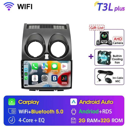 Srnubi Android Qualcomm 8 Core Carplay Auto Stereo For Nissan Qashqai J10 2006 - 2013 Carplay 4G GPS Wifi Car Multimedia
