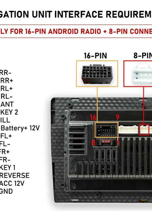 Cablaggio con Decodificatore CAN Bus, Display TOMTOM con SWC, P&P 16 Pin Android, per Renault Megane MK2 Fase 2, Clio 3