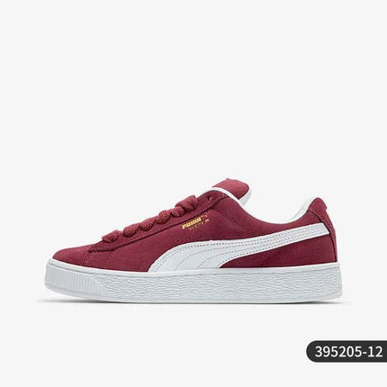 Puma genuine Suede new men's and women's low cut lace up sports and leisure board shoes 395205-12