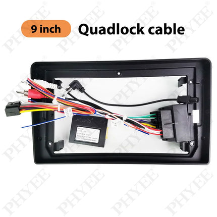 Telaio pannello cruscotto per Audi A3 8P 2008 a 2012, adattatore cablaggio radio, decodificatore CAN Bus, per multimediale Android 2DIN 9"