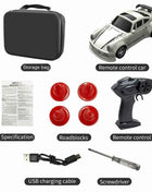 2026 New Kf20 1:64 Drift Rc Car Four-wheel remote-controlled racing car Full proportions Desk Competition Toy Boys Ideal gifts.