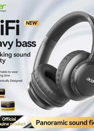 Acer Ohr559 Wireless Bluetooth Headset with High-Fidelity Stereo Bass Sound, Noise Reduction for Calls, Music, and Gaming, No Delay, Long Battery Life, Full-Ear Coverage, Comfortable Fit, with Microphone