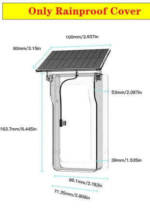 Campanello senza fili Copertura solare per carica pioggia Porta digitale Peephol Tuya Wifi Telecamera di sicurezza Citofono Video Smart Ring Campanello per porta