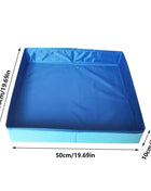 Foldable PVC Pet Pool, Foldable Dog Bathtub, Non-slip Puppy Bathtub, for Home and Garden, for Dogs and Cats