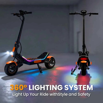 TOFUN TF7 PRO Electric Scooter 2400W Dual Motor Max Speed 70 km/h 12 Inch Off-Road Tires 75km Range Foldable power Scooter
