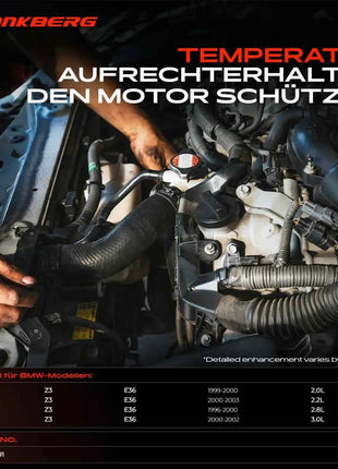 Frankberg 1x Tubo radiatore per acqua di raffreddamento per BMW Z3 Coupé Roadster E36 1998-2003 11531716641 23891