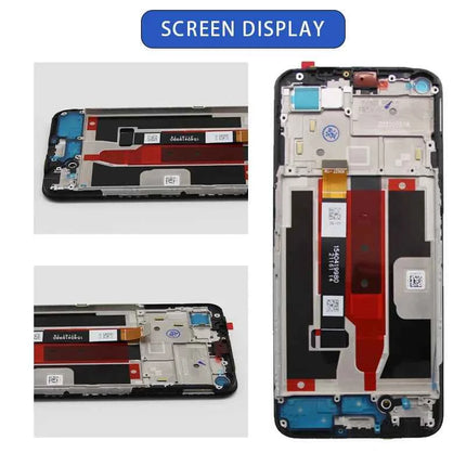 6.5 ''Per Realme 8 5G RMX3241 Display LCD Touch Screen Digitizer Assembly per Realme8 5G Schermo LCD Con Telaio di Ricambio