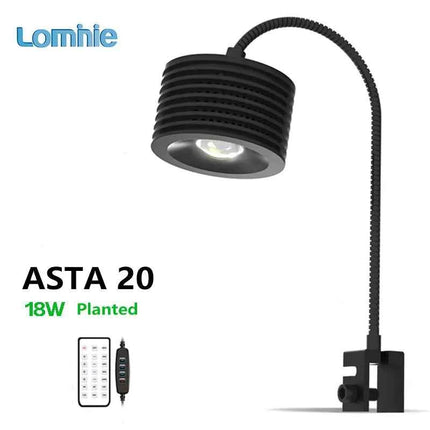 Lominie LED Aquarium Light, Planted Tank Light 4 Channels Remote Control 6500K  for Freshwater Fish Tank Refugium with Gooseneck