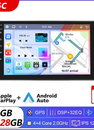 Podofo 10" CarPlay Android Radio For FIAT 500L 2012-2017 Car Multimedia Player GPS Stereo 4G Autoradio IPS Intelligent System