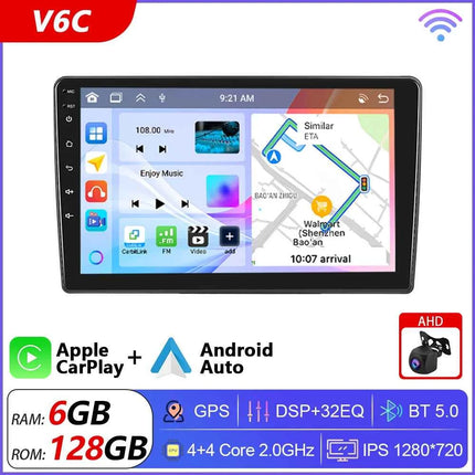 Podofo 10" CarPlay Android Radio For FIAT 500L 2012-2017 Car Multimedia Player GPS Stereo 4G Autoradio IPS Intelligent System