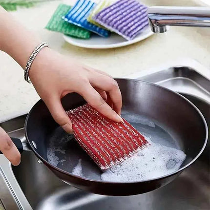 Spugna Acciaio Doppio Lato Antigrasso - Paglietta e Panno Cucina