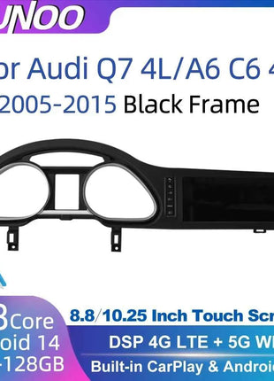 Android 14 Auto Radio CarPlay For Audi A6 C6 4f  For Audi Q7 4L 2005-2015 MMI 2G 3G GPS Car Multimedia Player Navi Stereo DSP