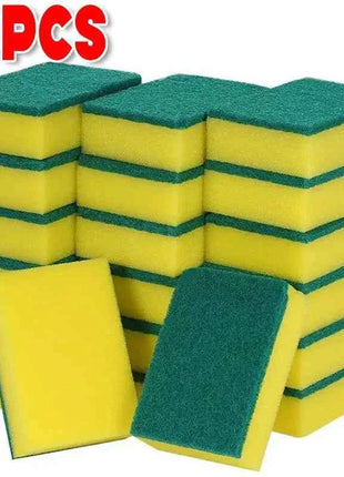 50/1Pcs Kitchen Dishwashing Sponge Soft Absorbent Clean Rub Pot Rust Scouring Pad Removing Kits Household Cleaning Brush Sponge