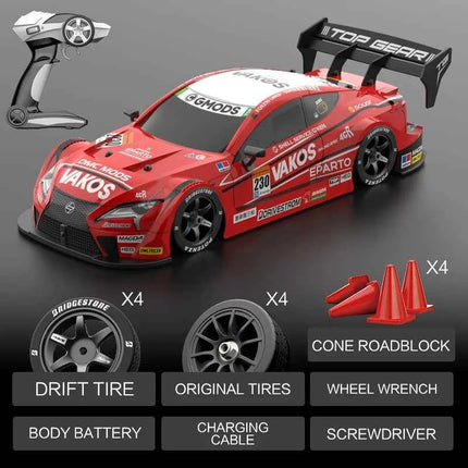 Rc Car 1:16 40km/H High-Speed Drift Remote Control Car 2.4Ghz 4WD Professional Competitive Modifiable Racing Car
