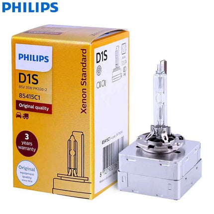 Philips Xenon D1S D2S D2R D3S D4S HID Standard Car Headlight 35W 4200K White Genuine Bulb Upgrade High Low Beam Made In Germany